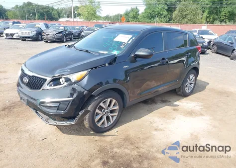 2016 Kia Sportage Lx z USA, uszkodzony, nr VIN KNDPBCAC4G7809568